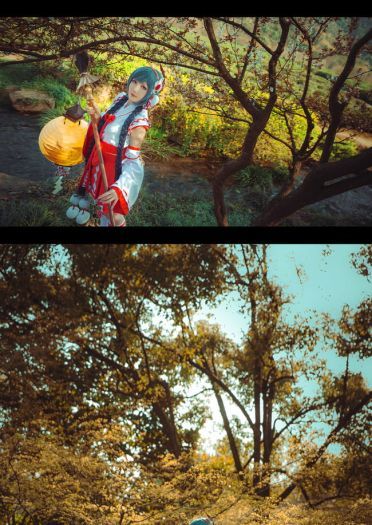 王者荣耀 大乔 伊势女巫 cosplay(1)