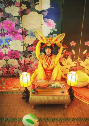 山兔！稚兔童心！我一个圈圈过去你有可能会死哦！