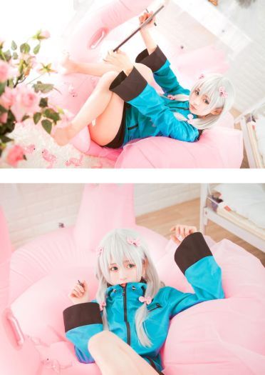 埃罗芒阿老师 超可爱cosplay(1)