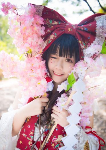 东方project 博丽灵梦 cosplay(1)