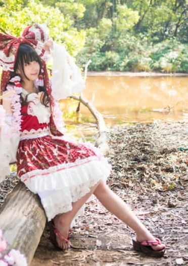 东方project 博丽灵梦 cosplay(1)