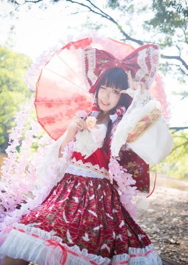 东方project 博丽灵梦 cosplay(1)