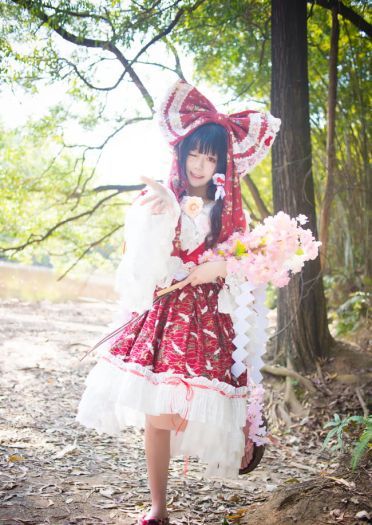 东方project 博丽灵梦 cosplay(1)