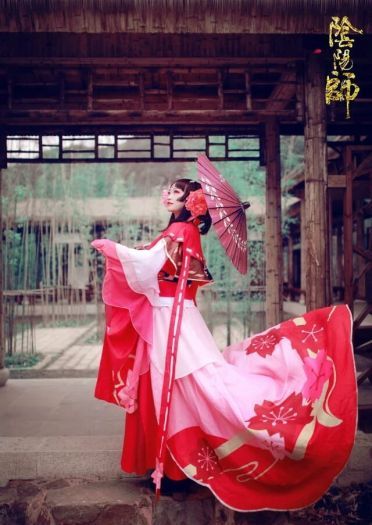 阴阳师手游 樱花妖未觉醒cosplay