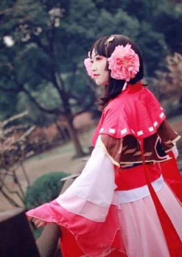 阴阳师手游 樱花妖未觉醒cosplay