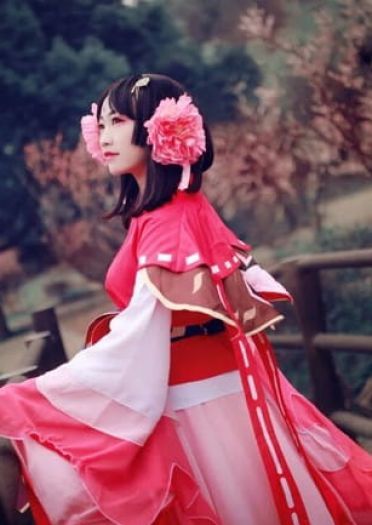 阴阳师手游 樱花妖未觉醒cosplay