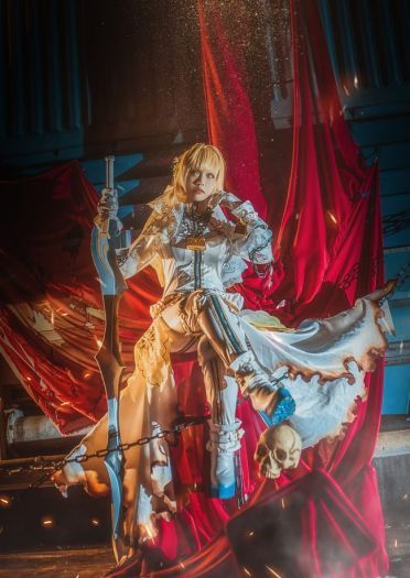  Fate/Grand Order 花嫁尼禄COS