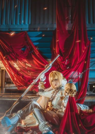  Fate/Grand Order 花嫁尼禄COS