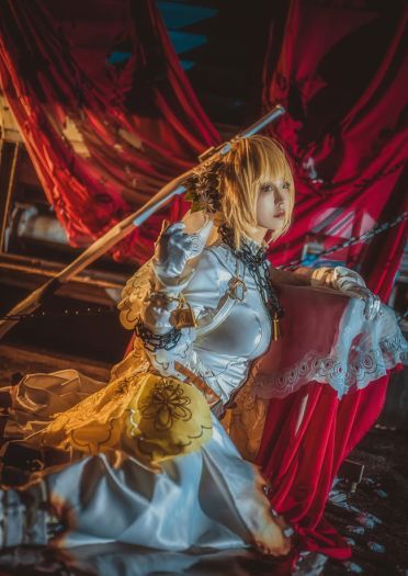  Fate/Grand Order 花嫁尼禄COS