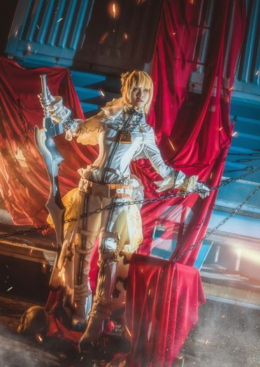  Fate/Grand Order 花嫁尼禄COS