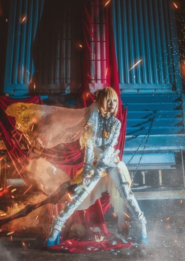  Fate/Grand Order 花嫁尼禄COS