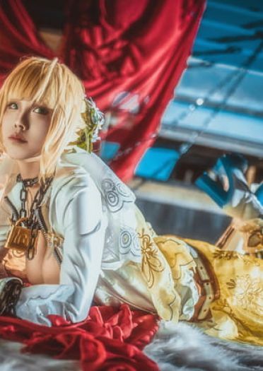  Fate/Grand Order 花嫁尼禄COS