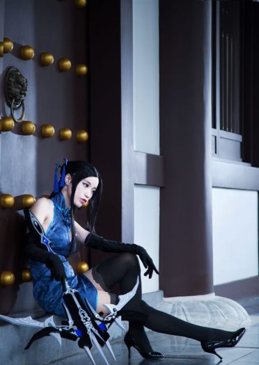 剑网三 唐门旗袍装COS