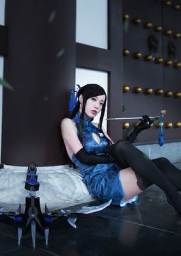 剑网三 唐门旗袍装COS