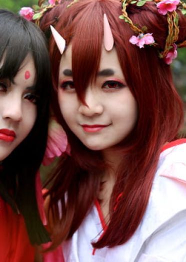 阴阳师 樱花妖X桃花妖 COS