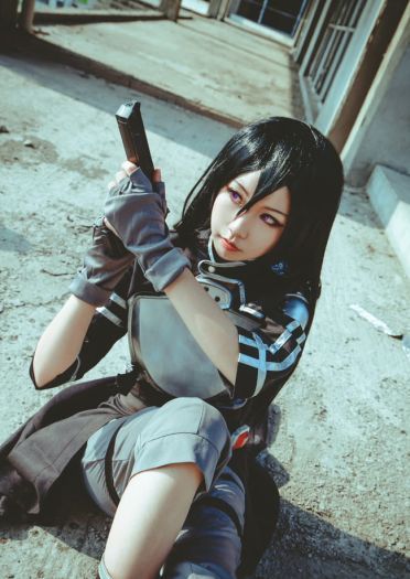 刀剑神域GGO 朝田诗乃X桐人 COS