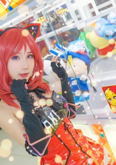 LoveLive! 西野木真姬 猫耳礼服 COS