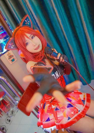 LoveLive! 西野木真姬 猫耳礼服 COS