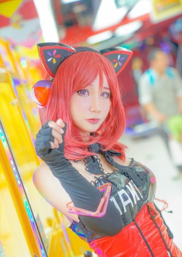 LoveLive! 西野木真姬 猫耳礼服 COS