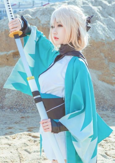 FGO 樱Saber 冲田总司 COS