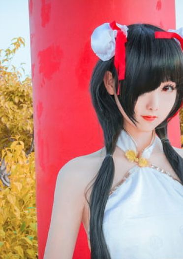 约会大作战 时崎狂三·纯白旗袍 COS