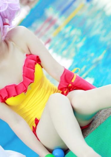 小乔缤纷独角兽cos