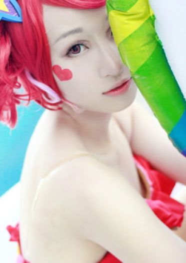 小乔缤纷独角兽cos