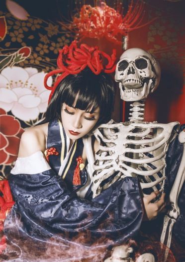 彼岸花cos阴阳师cos新鲜人