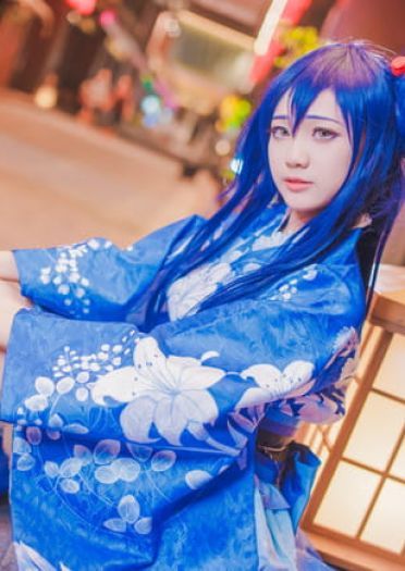 Lovelive！♡园田海未 夏日祭浴衣【终夜思君归】