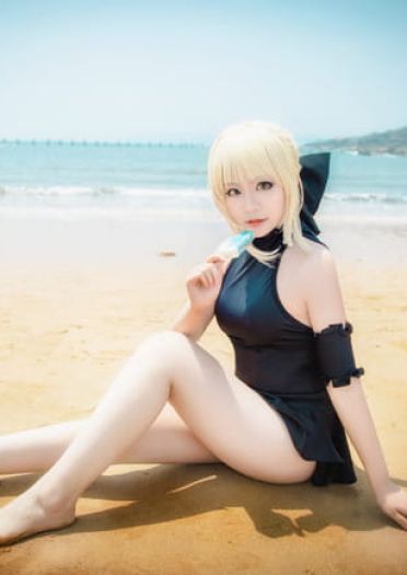 Saber Alter 水着 夏天就是要阳光和沙滩