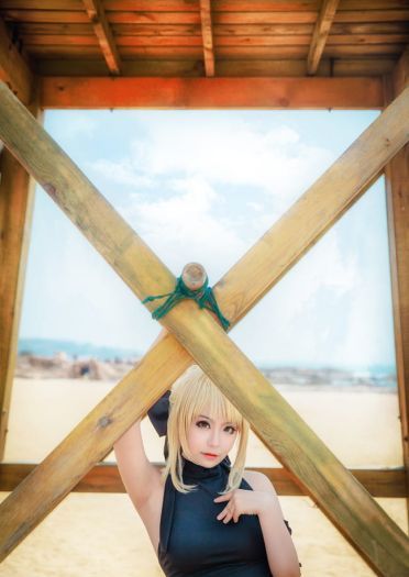 Saber Alter 水着 夏天就是要阳光和沙滩