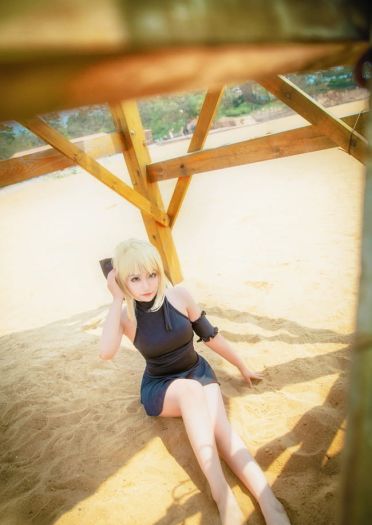 Saber Alter 水着 夏天就是要阳光和沙滩