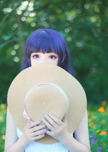 cos正片 黑猫白裙