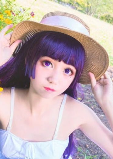 cos正片 黑猫白裙