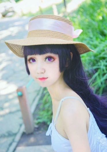 cos正片 黑猫白裙