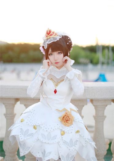 王者荣耀 小乔·纯白花嫁 COS
