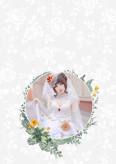 王者荣耀 小乔·纯白花嫁 COS