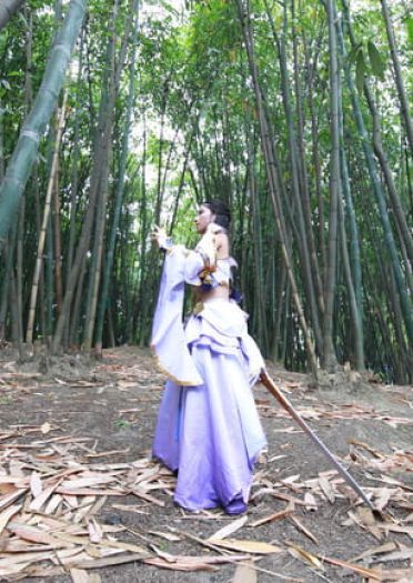 王者荣耀 露娜·紫霞仙子 COS