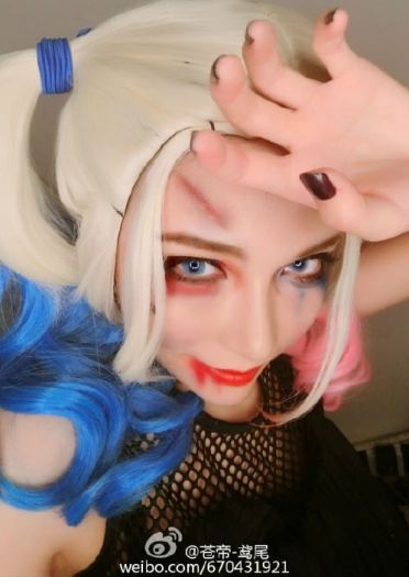 《自杀小队》哈莉·奎茵 COS妆容教程
