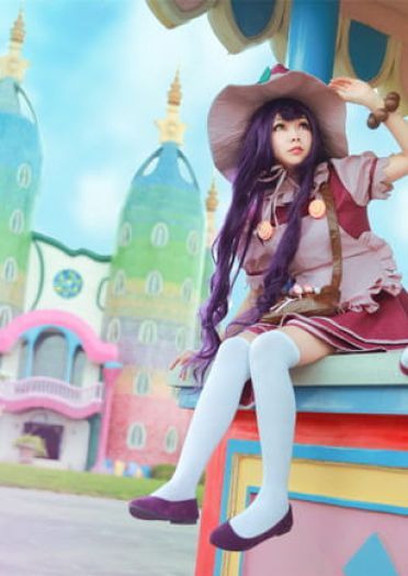 英雄联盟 露露·糖果女巫 COS