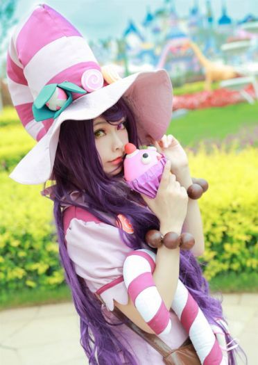 英雄联盟 露露·糖果女巫 COS
