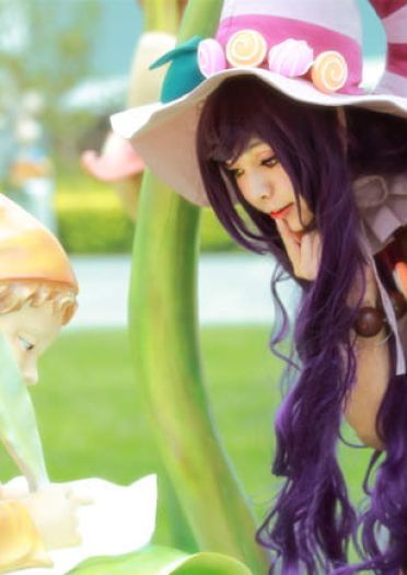 英雄联盟 露露·糖果女巫 COS