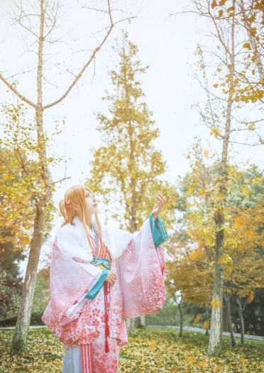 刀剑神域 亚丝娜·新年和服 COS