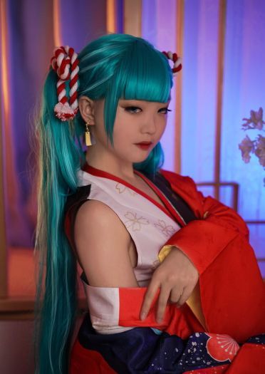 初音·百火缭乱 武士风COS