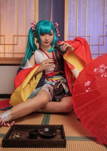 初音·百火缭乱 武士风COS