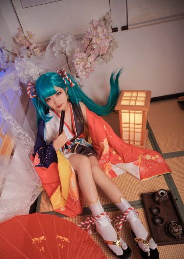 初音·百火缭乱 武士风COS