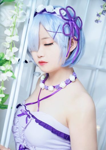 Re:从零开始的异世界生活 睡衣蕾姆·艾米莉亚风 COS