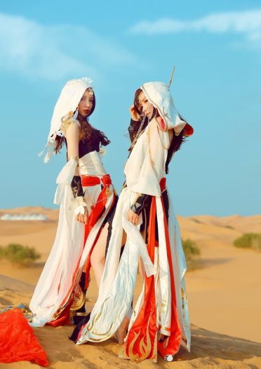 剑网三 明教喵姐 启明X儒风 COS