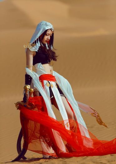 剑网三 明教喵姐 启明X儒风 COS