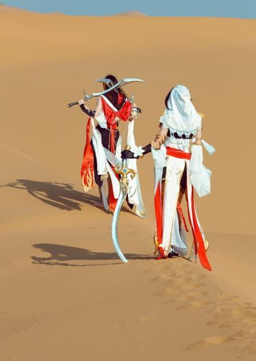 剑网三 明教喵姐 启明X儒风 COS